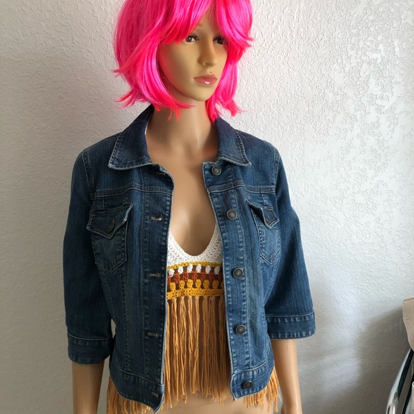 LOFT Jackets & Blazers - LOFT denim 3/4 sleeve denim jacket, sz Small